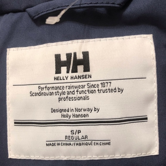 Helly Hansen Wesley Trench - Navy with pink lining - Picture 8 of 8